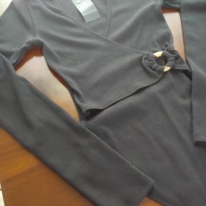 Abercrombie Bodysuit - Black XS - New With Tags